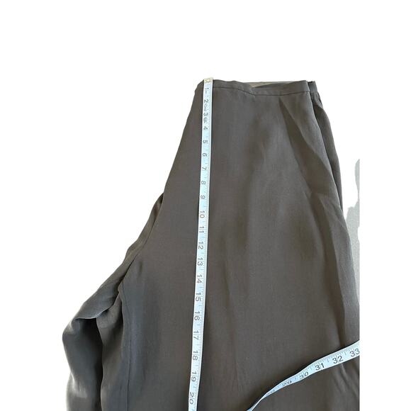 Eileen‎ Fisher Pants Plus Black Silk Lagenlook Chiffon Straight Leg Size 1X - Picture 9 of 11